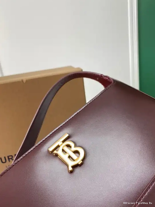 Official FirstBag Ru TB BURBERRY Leather Bag Shoulder 0506